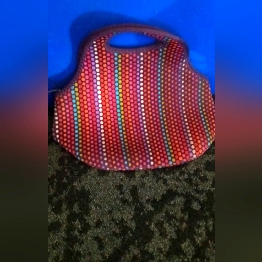 Colorful Polka Dot Women's Bag lunch bag